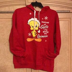 NWOT Looney Tunes hoodie XL jrs